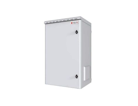 Szafa wisząca 9U Rack 19, IP55, pełne drzwi 600x450 szara