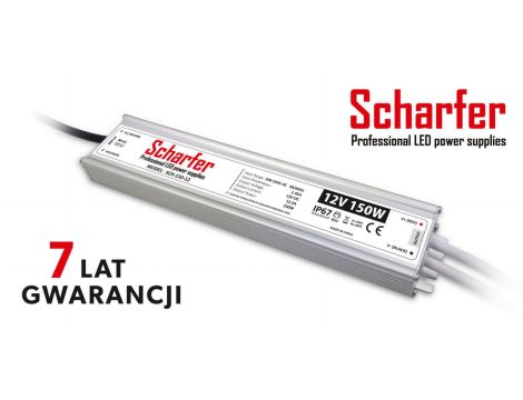 Zasilacz led hermetyczny 12V 150W Scharfer 7Y