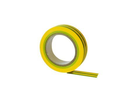 TAŚMA IZOLACYJNA 15MM*10M ŻÓŁTO-ZIELONA