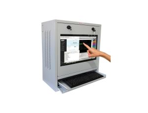 Szafa na Komputer Przemysłowy PC i Monitor Dotykowy 22 Cali