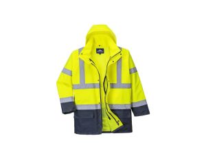 KURTKA OSTRZEGAWCZA OCIEPLANA S766YNR HI-VIS 5W1 XXL