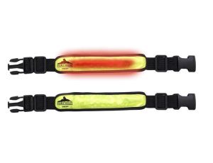 OPASKA NA RĘKĘ, ODBLASKOWA, LED, ŻÓŁTA