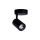 LAMPA SUFITOWA SPOT IRIS LED BLACK 7W 530lm 3000K 8994 Nowodvorski