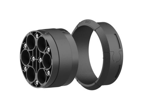 Dzielona pokrywa systemowa HSI150 DG 6x10-36mm do montażu na istniejących kablach