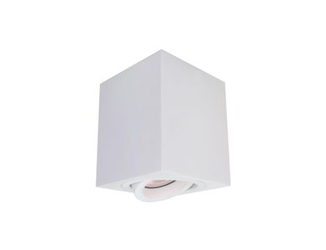Oprawa LYON biały sześcian do holu z ruchomym oczkiem na GU10 LP-5881/1SM WH Light Prestige
