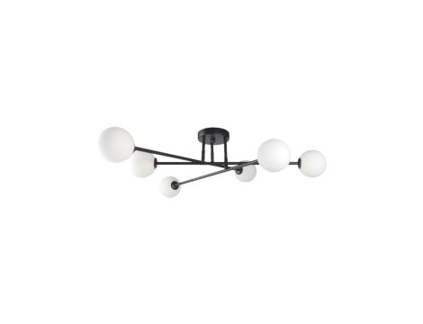 PLAFON DORADO 6 CZARNY LP-002/6C BK LIGHT PRESTIGE