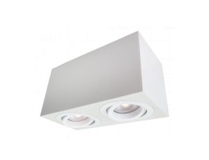Oprawa sufitowa natynkowa biała podwójna LYON regulowany GU10 LP-5881/2SM WH Light Prestige