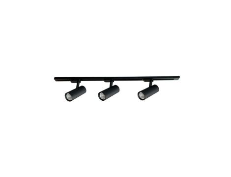 Zestaw szynowy ICE SET czarny 1F z trzema ruchomymi reflektorkami LP-732 3W BK SET Light Prestige