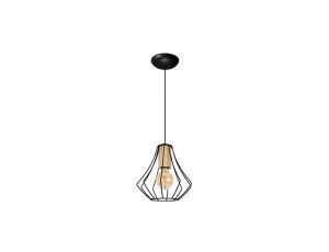 Lampa wisząca WILL BLACK 1XE27 MLP4188 Milagro