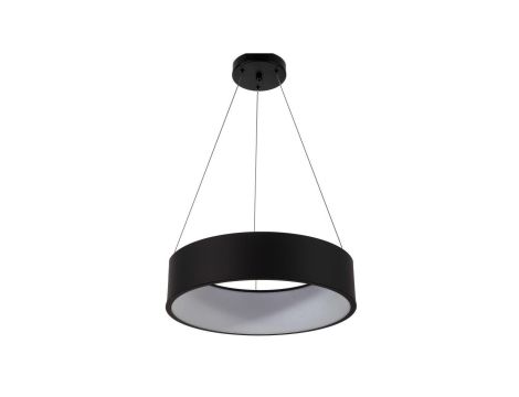 Ledowy ring lampa wisząca MALAGA do nowoczesnego salonu LP-622/1P BK Light Prestige