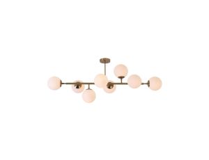 Lampa nad stół do jadalni DORADO z ośmioma szklanymi kulami LP-002/8P Light Prestige