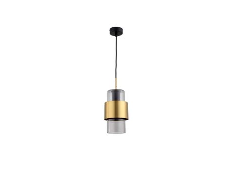 Lampa wisząca Miele dymna długa LP-866/1P L SM/GD Light Prestige