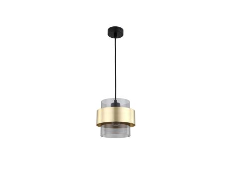 Lampa wisząca Miele dymna duża LP-866/1P SM/GD Light Prestige