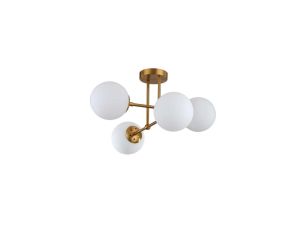 Lampa wisząca Roma 4 złota LP-1345/4P GD Light Prestige