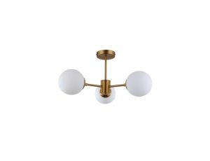 Lampa wisząca Roma 3 złota LP-1345/3P GD Light Prestige