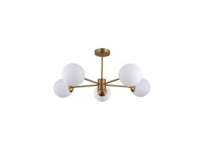 Lampa wisząca Roma 5 złota LP-1345/5P GD Light Prestige