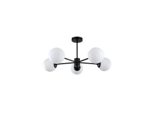 Lampa wisząca Roma 5 czarna LP-1345/5P BK Light Prestige