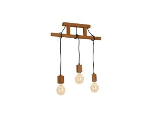 Lampa Wisząca JACK 3xE27 Dąb MLP4357 Milagro