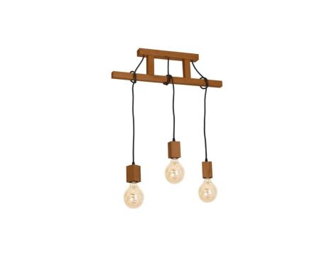 Lampa Wisząca JACK 3xE27 Dąb MLP4357 Milagro