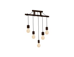 Lampa Wisząca JACK 5xE27 Orzech MLP4361 Milagro