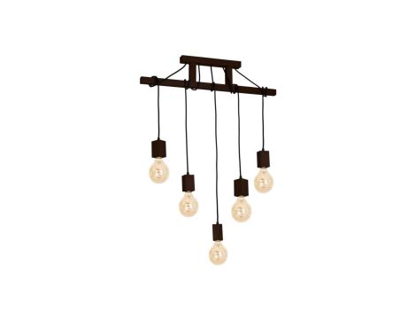 Lampa Wisząca JACK 5xE27 Orzech MLP4361 Milagro