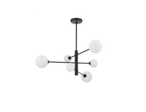 Lampa wisząca czarna DORADO 6 LP-002/6P BK Light Prestige