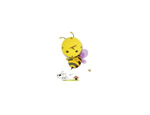 Lampka dziecięca BEE LED CLOCK 0,6W LED ML145 Milagro
