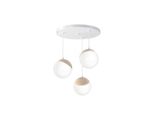 Lampa wisząca SFERA WOOD 3xE14 MLP5425 Milagro