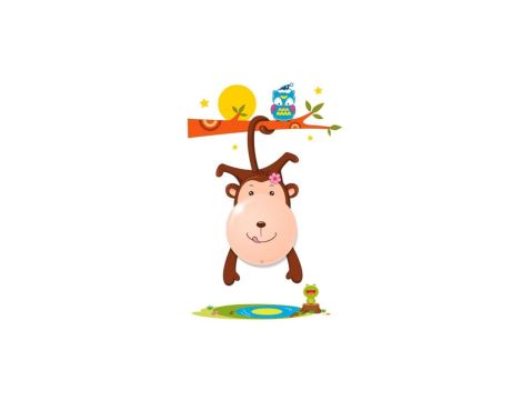 LAMPKA DZIECIĘCA MONKEY 0,6W LED ML115 Milagro
