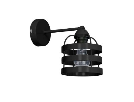 Kinkiet LARS BLACK 1xE27 MLP797 Milagro
