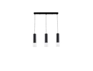 Lampa wisząca Manacor 3 czarna LP-232/3L BK Light Prestige