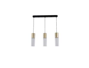 Lampa wisząca Manacor 3 linia złota LP-232/3L GD Light Prestige