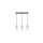 Lampa wisząca Savona 3 srebrna LP-707/3L Light Prestige
