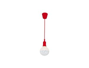 LAMPA WISZĄCA BUBBLE RED 5W E14 LED CZERWONA ML462 Milagro