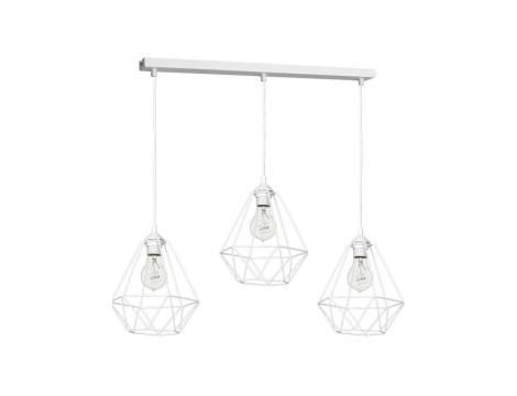 Lampa wisząca BASKET WHITE 3xE27 MLP7213 Milagro