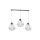 Lampa wisząca BASKET GRAY 3xE27 MLP7217 Milagro