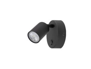 Kinkiet z włącznikiem czarny TOP 4415 TK Lighting