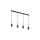 Lampa wisząca ELIT BLACK 4367 TK Lighting