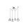 Lampa wisząca GALAXY 4PŁ TK Lighting (1646)