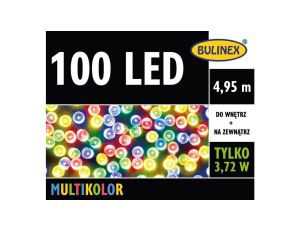 Lampki Bulinex 100led multikolor 4,95m sznur
