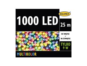 Lampki Bulinex 1000led multikolor 25,00m
