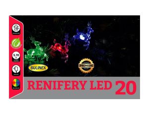 BULINEX 20LED RENIFERY MULTIKOLOR 5.7m