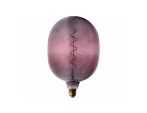 ŻARÓWKA DECO CORIANDOLI EGG GREY-PINK E2 7 4W
