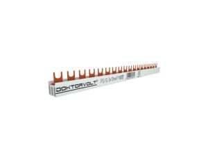 Szyna łączeniowa grzebieniowa PS/G 3-fazowa 18-modułowa 12mm2 80A DV 6619