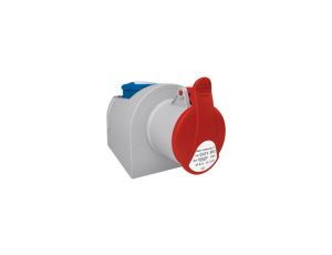 Gniazdo natynkowe siłowe 16A/5P + 230V/16A IZVZ-S 1653 DV 6352