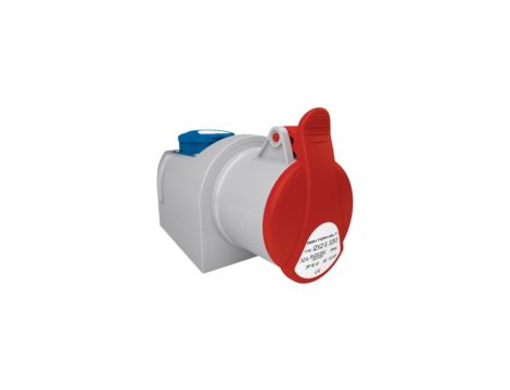 Gniazdo natynkowe 32A 5P + 230V siłowe IZVZ-S 3253 DV 6369