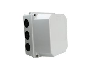 Puszka natynkowa z dławikami wym/wew 190x145x135 mm 10membran z wysoką pokrywą IP66 009.PG.CA.G M-L 2725