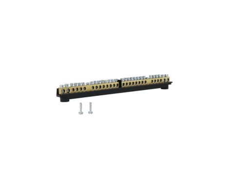 Listwa zaciskowa 12-modułowa 2 x (12P+2P) 1006.12 0698
