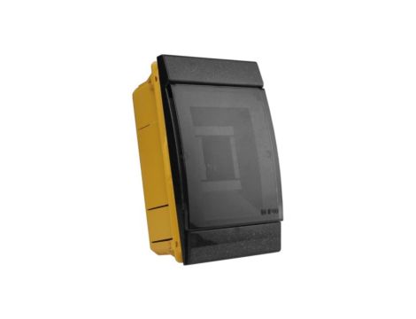 Rozdzielnica podtynkowa 4 modułowa IP40 czarna 970.04.N M-L 0841