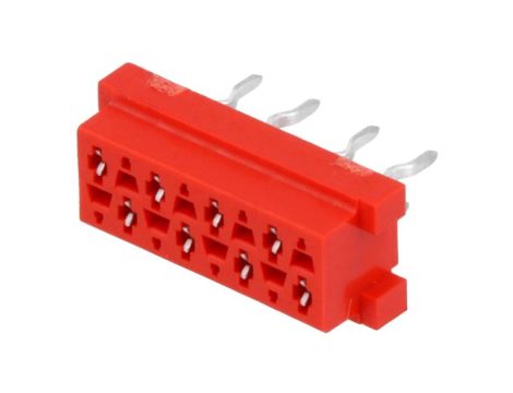 Micro-MaTch gniazdo żeńskie 8-pin THT na PCB Układ 2x4 7-215079-8